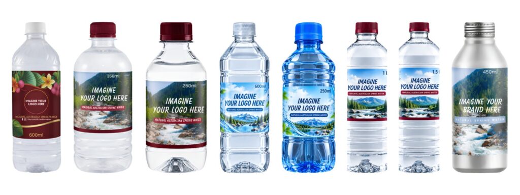 Brand Bonding custom branded bottled water range
